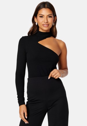 BUBBLEROOM Pearl cut out top Black S
