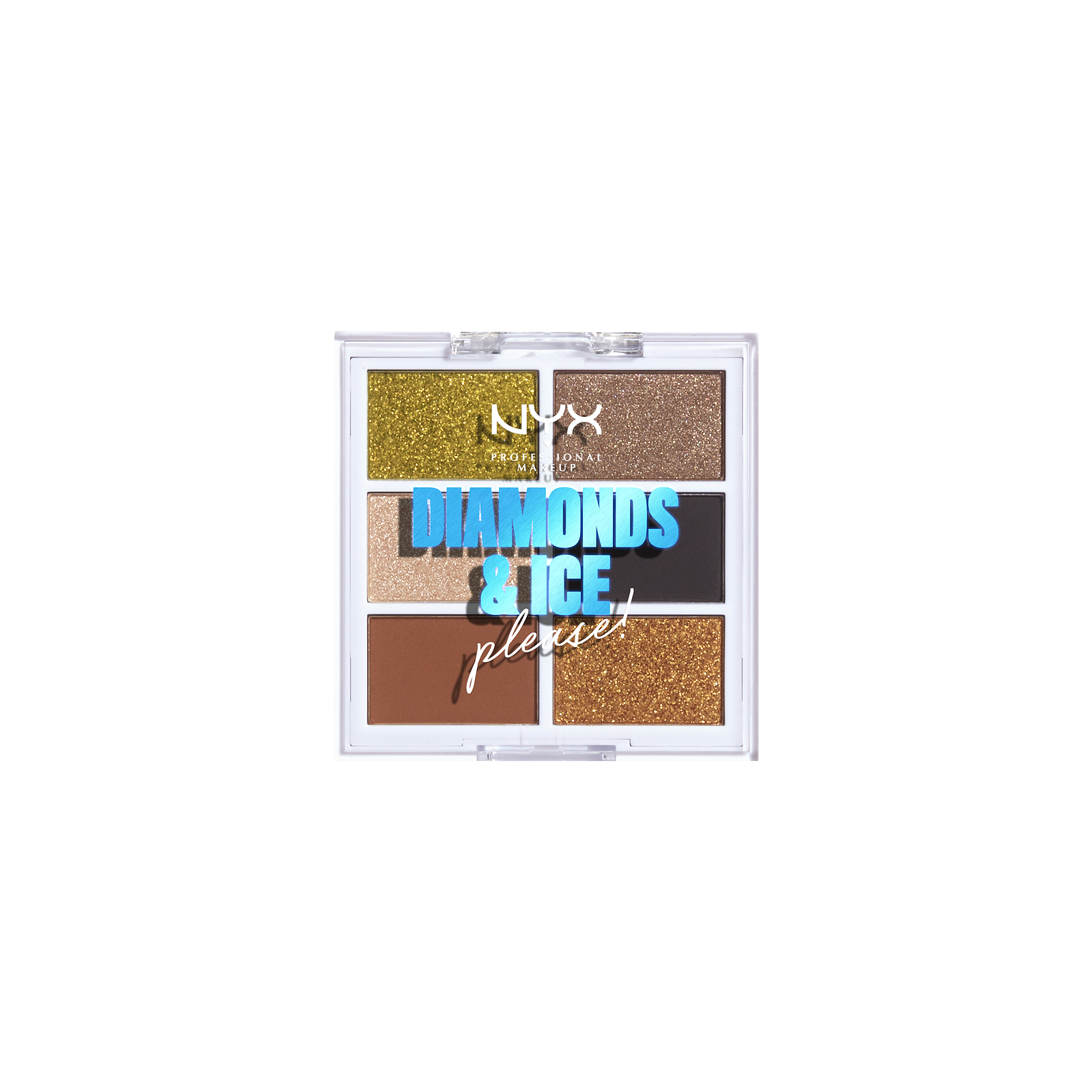 NYX Professional Makeup - 6 Pan Eyeshadow Palette - Jeweled&Jaded