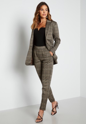 JDY Delicious Ancle Pant Cobblestone Checks XL/34