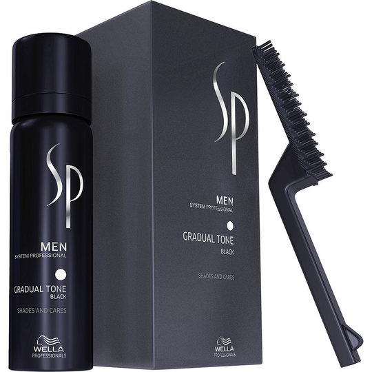Wella System Professional Men Gradual Tone Black, 60 ml Wella Musta hiusväri