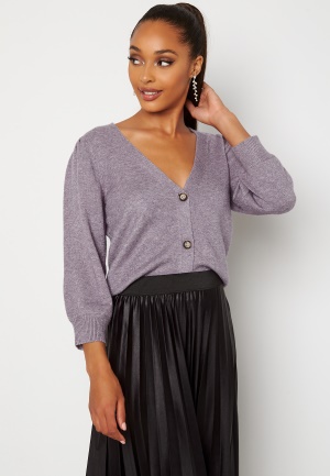 JDY Maja 3/4 Cardigan Knit Lavender Gray XS