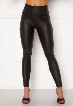 John Zack PU Biker Legging Black XS (UK8)