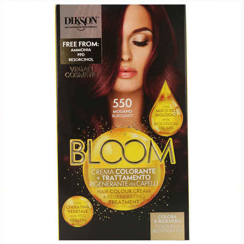 Pysyvä väriaine Bloom Dikson Muster 550 Mahogany