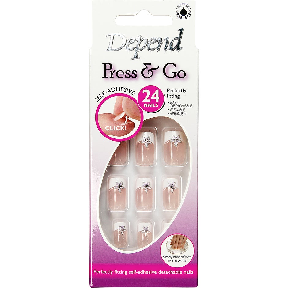 Depend Press & Go Adhesive Fake Nails 6322, Depend Depend Kynsilakat