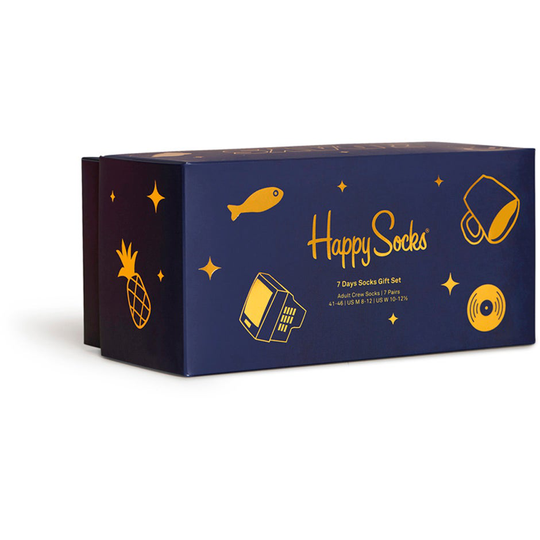 7-Pack 7 Days A Week Socks Gift, Happy Socks Bokserit ja sukat