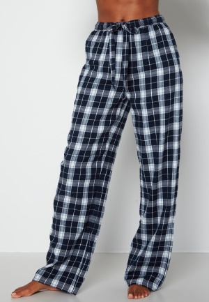 BUBBLEROOM Naya flannel pants Blue / White / Checked 42