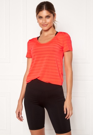 ONLY PLAY Sue V-Neck Training Tee Fiery Coral S