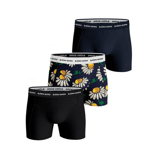 3p Essential Boxer Dark Floral, Björn Borg Bokserit