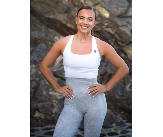 M-NUTRITION Sports Wear Washed Butt Booster Tights