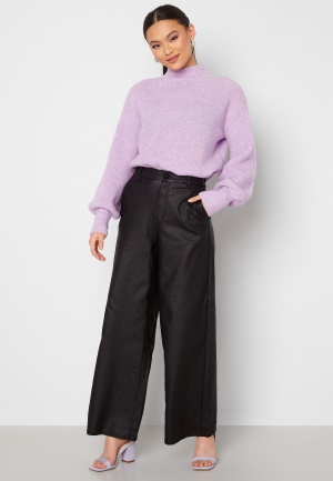 Object Collectors Item Belle HW Coated Wide Pants Black L