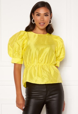 VERO MODA Gemma S/S Peplum Top Celandine S