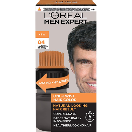 Men Expert One-Twist Hair Color, 1 stk L'Oréal Paris Poispestävä hiusväri