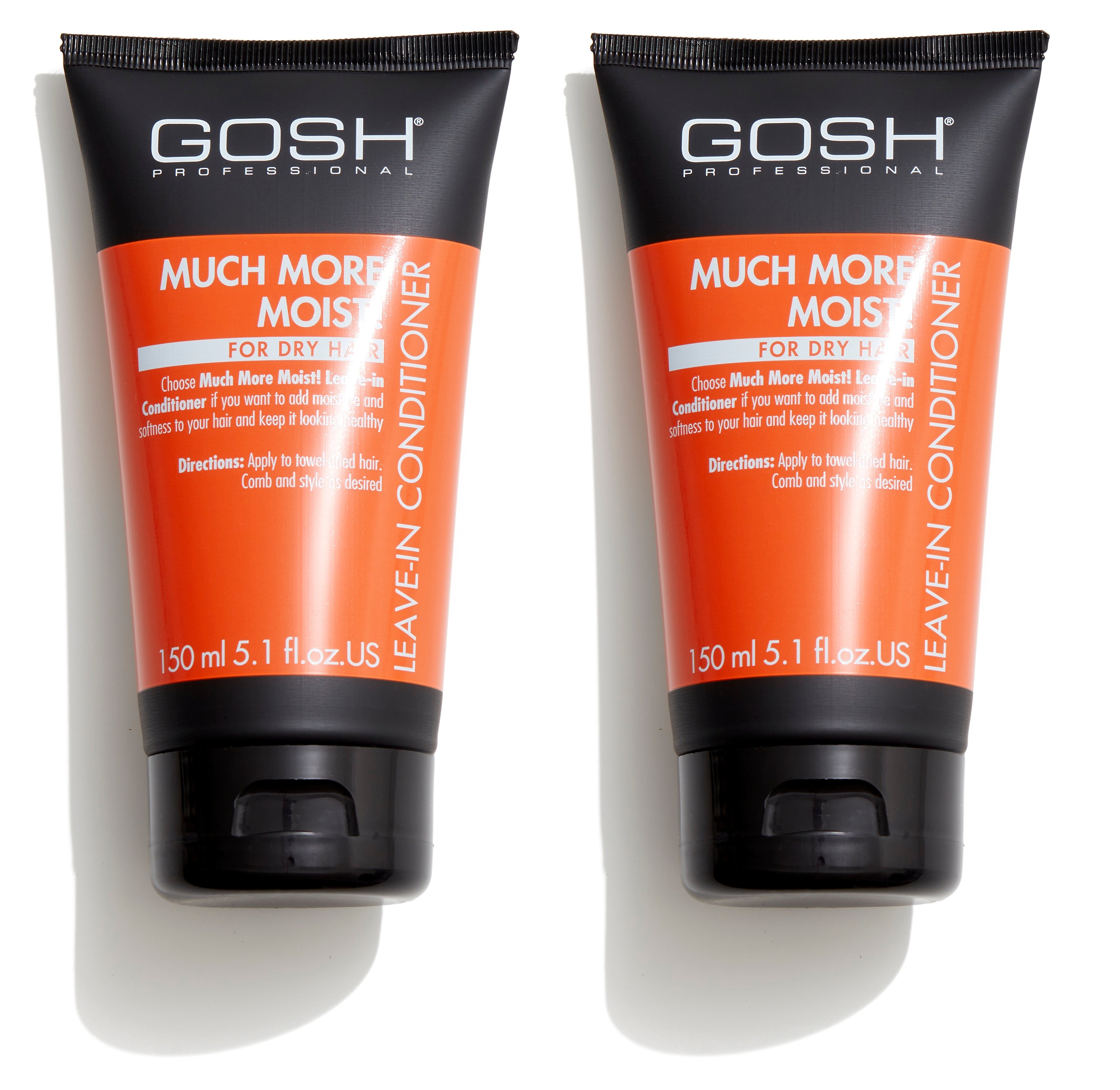 GOSH - 2 x Much More Moist Leave-in Conditioner 150 ml