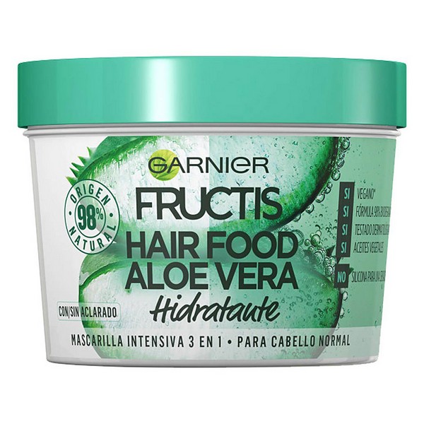Hiusnaamio Fructis Hair Food Garnier (390 ml) Aloe vera (390 ml)