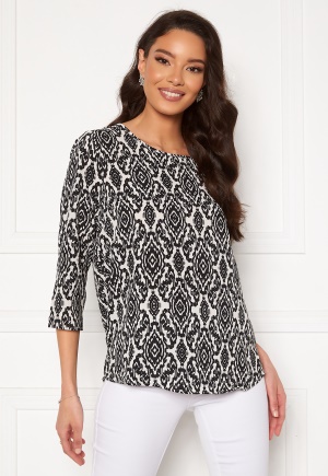 ONLY Nova Lux 3/4 Sleeve Top Cloud Dancer 34