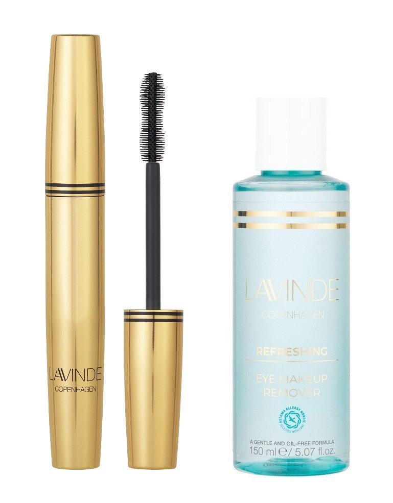 Lavinde Copenhagen - Beyond Volume&Curl Mascara + Refreshing Eye Makeup Remover 150 ml