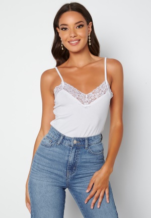 Happy Holly Jasmine singlet White 44/46