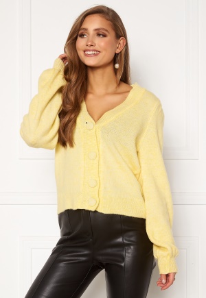 Pieces Dina LS Knit Cardigan Pale Banana M