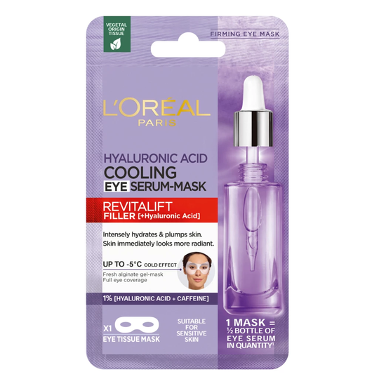 Revitalift Filler Hyaluronic Cooling Eye Serum-Mask