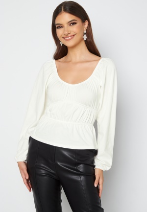 BUBBLEROOM Juni top Offwhite M