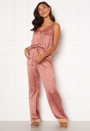 BUBBLEROOM Steph printed pyjama set Dusty pink / Dotted 36
