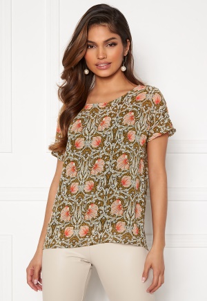 Object Collectors Item Steph Urban SS Top Forest Night AOP Flo 40