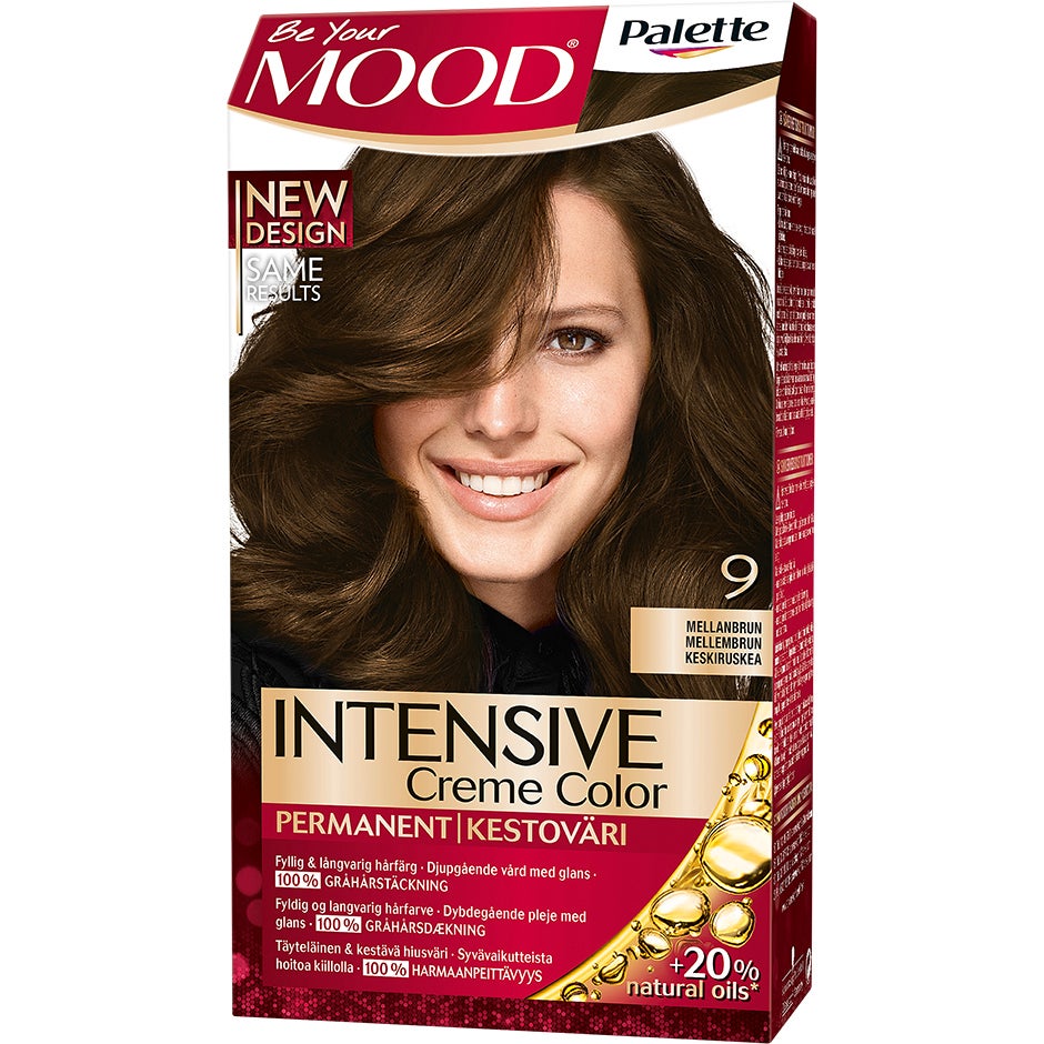 Mood Haircolor 9 Medium Brown, MOOD Hiusvärit