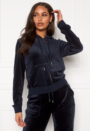 Juicy Couture Robertson Classic Velour Hoodie Night Sky XL