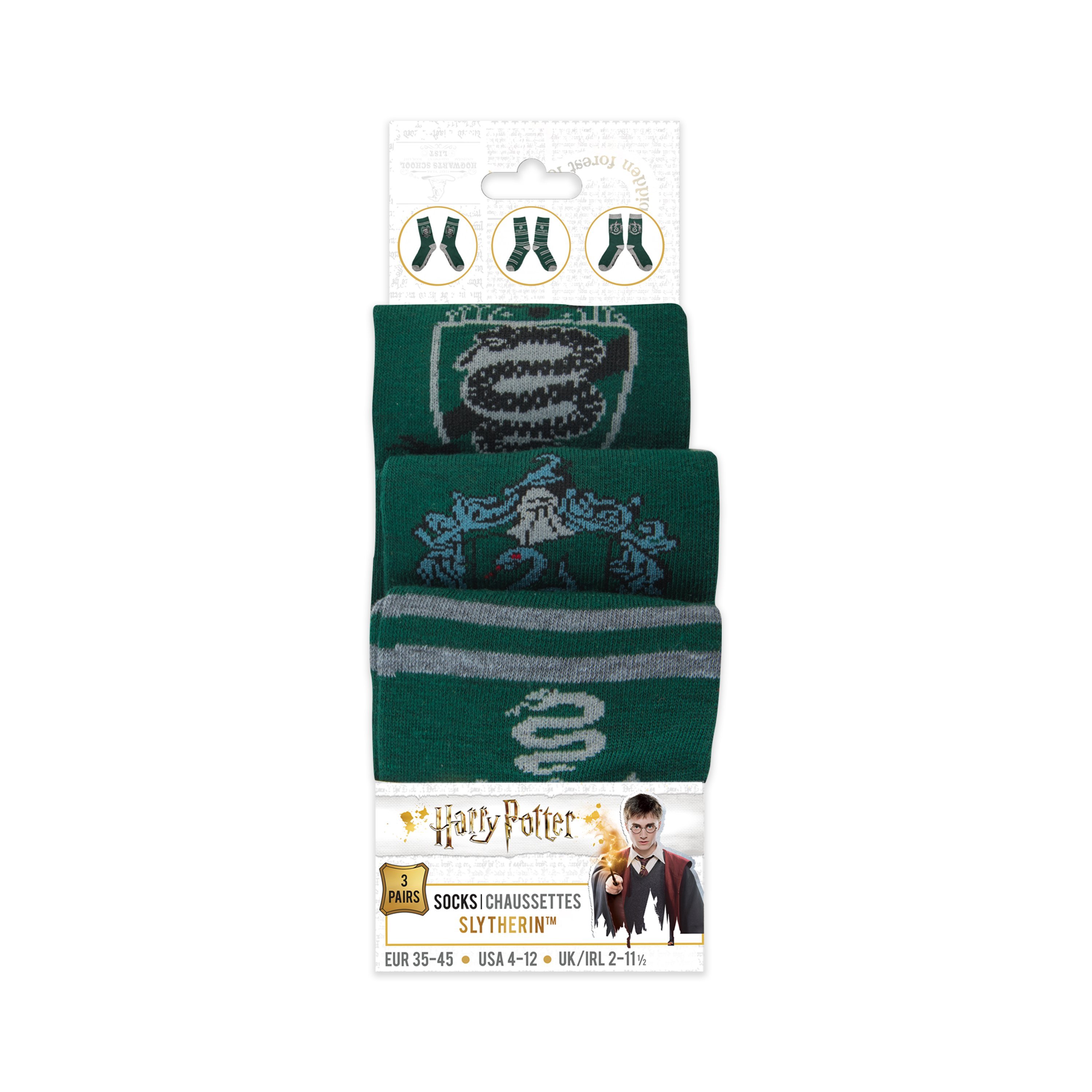 Harry Potter - Slytherin - 3 pairs of Socks