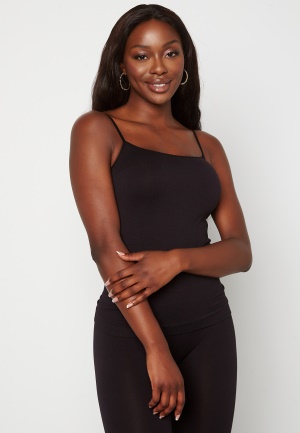 Pieces Symmi Rib Singlet Black L/XL