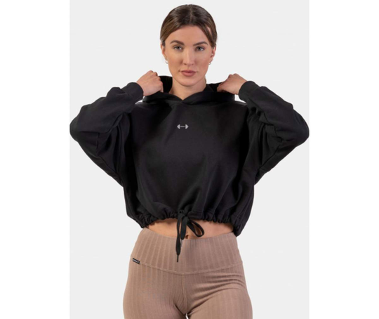 NEBBIA Loose Fit Crop Hoodie 421