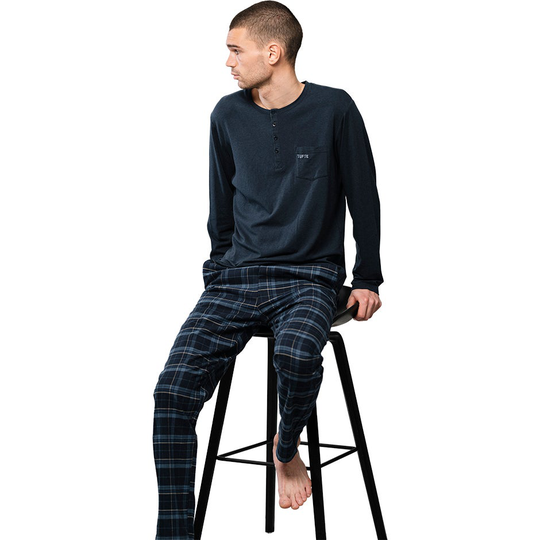 Nattsmelle Pyjamas Set Men, Tufte Bokserit ja sukat