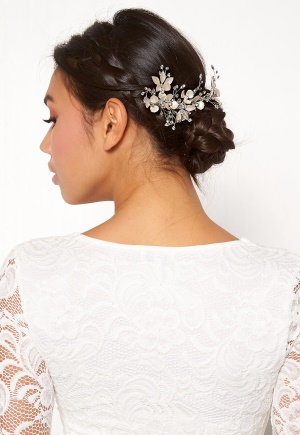 Ivory & Co Flora Haircomb Silver One size