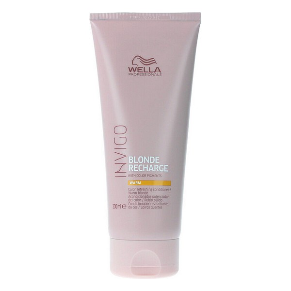 Väriä elvyttävä hoitoaine vaaleille hiuksille Invigo Blonde Recharge Wella (200 ml)