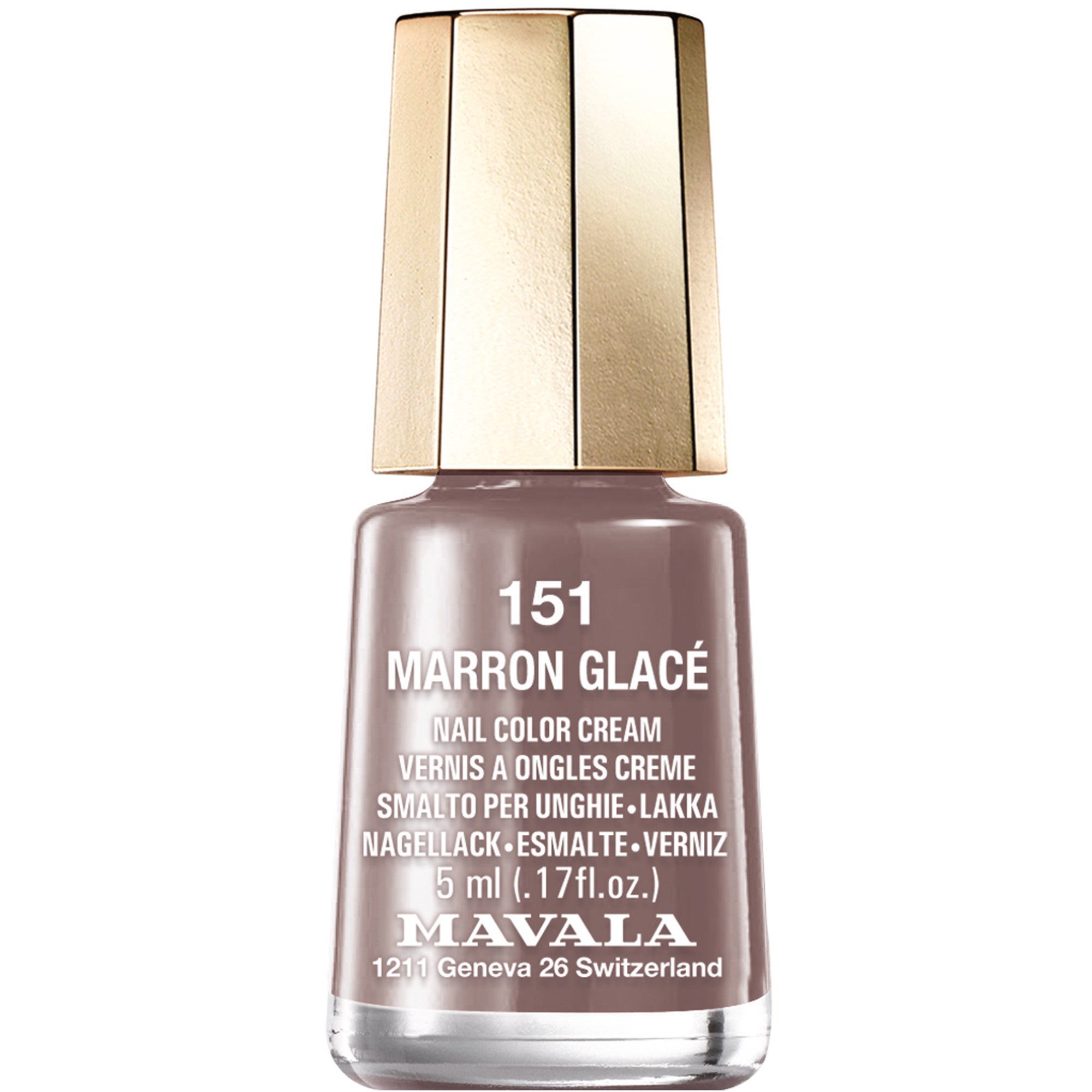 Mavala Nail Color Cream, 151 Marron Glacé, 5 ml Mavala Kynsilakat