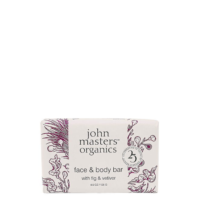 John Masters Organics - Face&Body Bar w. Fig&Vetiver 128 g