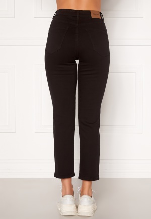 Happy Holly Peggy straight leg jeans Black denim 40