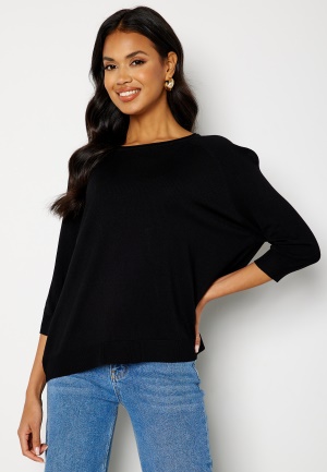 VERO MODA Nellie Glory 3/4 Boxy Blouse Black XS