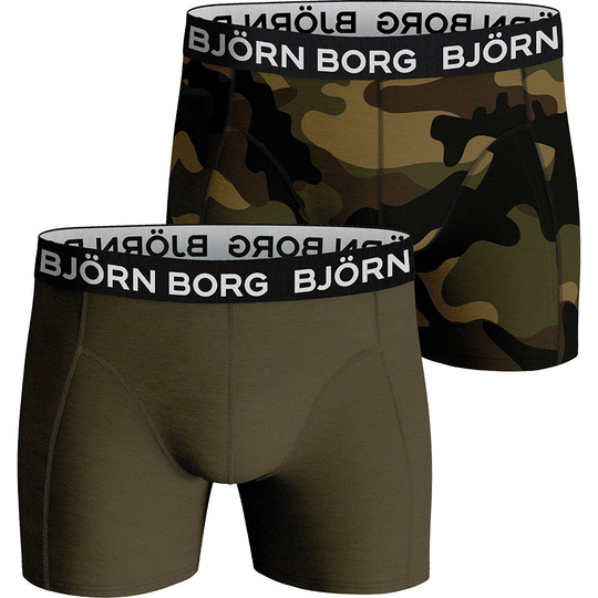 2P Core Boxer Army Green, Björn Borg Bokserit