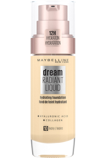 Maybelline - Dream Radiant Liquid Foundation - 10 Ivory