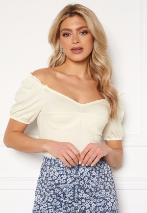 ONLY Niff S/S Top Cloud Dancer M