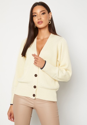 GANT D2. Rib V-Cardigan 130 Cream XL
