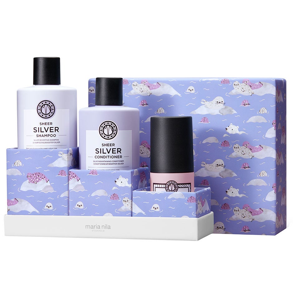 Gift Box Aw 21 Sheer Silver, Maria Nila Paketit