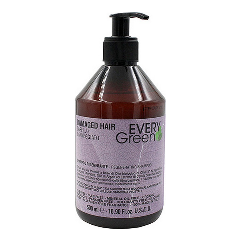 Shampoo Everygreen Damage Hair Dikson Muster(Kapasiteetti 500 ml)