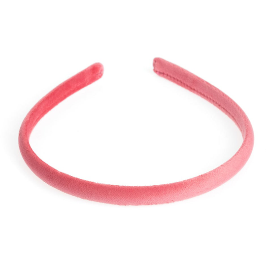 Velvet Hairband Thin, Dark Hiuspannat