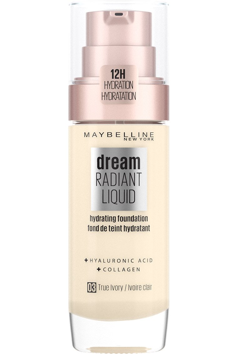 Maybelline - Dream Radiant Liquid Foundation - 3 True Ivory