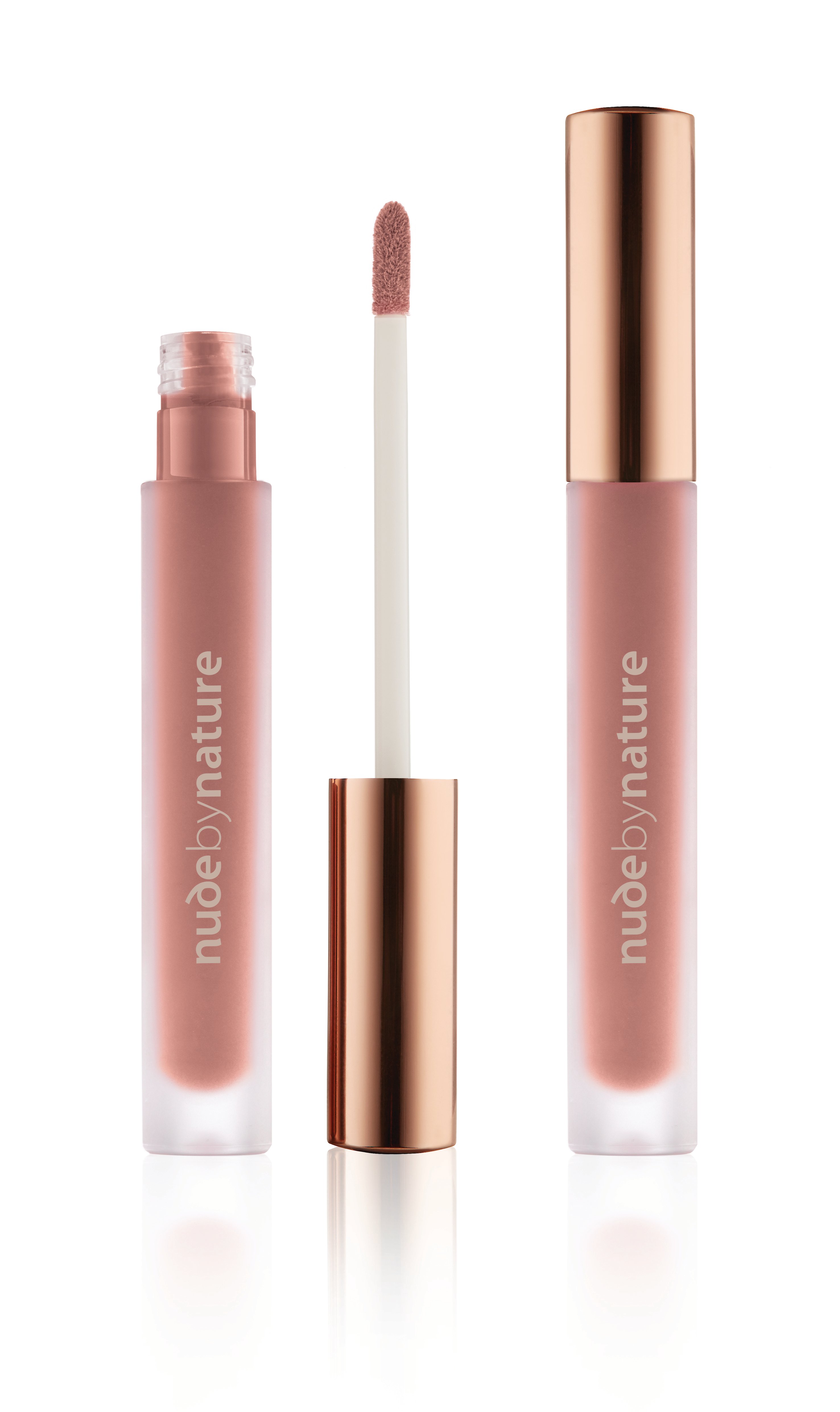 Nude by Nature - Satin Liquid Lipstick - 01 Sand