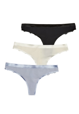 DORINA Crystal 3-pack 3X0065-BLUE/IVORY/BL L