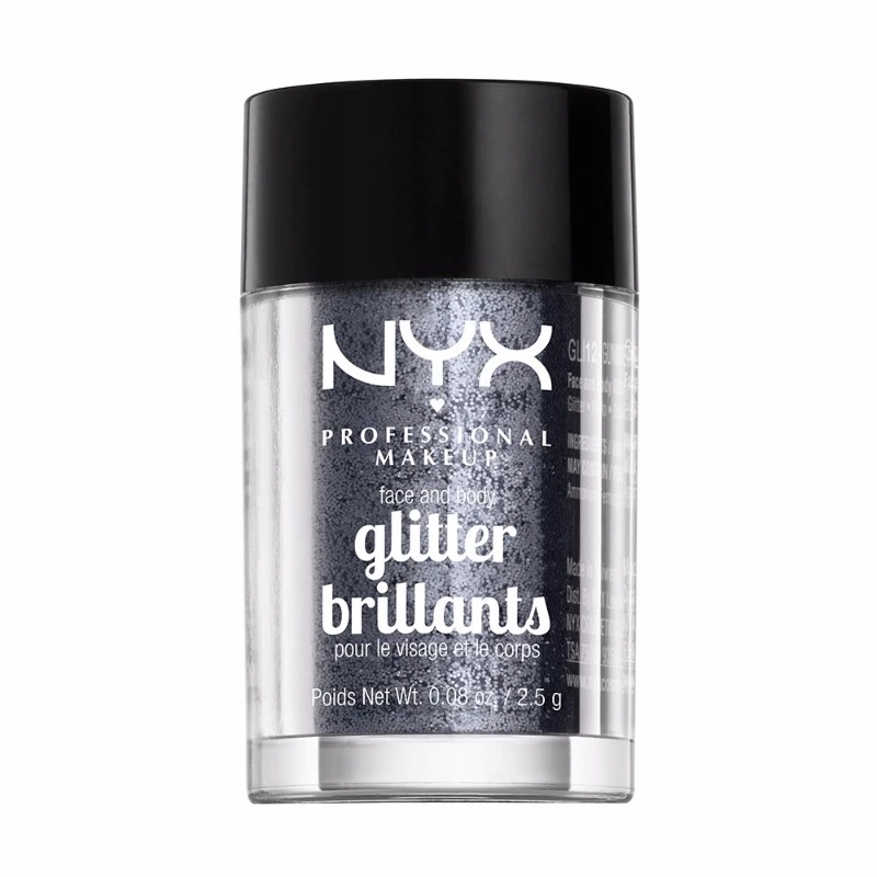 Face & Body Glitter Gunmetal