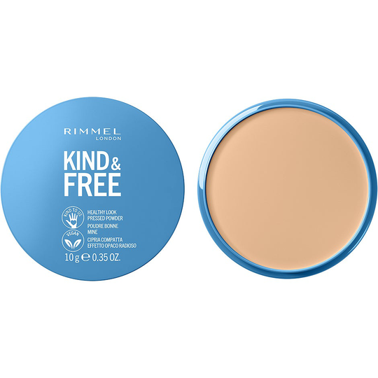 Kind & Free Pressed Powder 1 Translucent, Rimmel London Puuteri